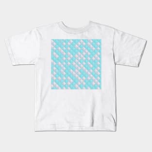 SKY BLUE DIAMOND DESIGN, PASTEL COLOR, IPHONE CASE Kids T-Shirt